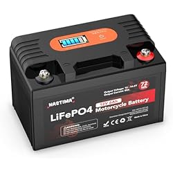 Baterías Recargables Para Scooters NASTIMA Batería de Motocicleta YTX7A-BS, 12V 6Ah 72Wh, LiFePO4 Batería de Arranque de Motocicleta, Calidad OEM, Ciclo Recargable, Libre de Mantenimiento Adecuada para Ciclomotores, Scooters, Quads