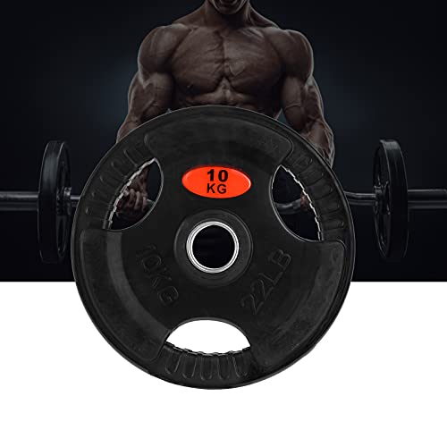 LOEFME Grip Plate for Barbell, 2-inch Iron Olympic Weight Plate for Weightlifting and Strength Training in Home 