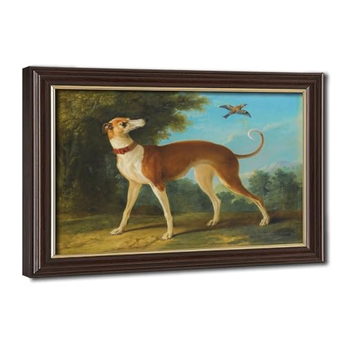 Greyhound in A Landscape Impression Toile pour Décoration Bureau
