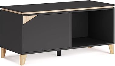 وحدة تلفزيون لويزا منخفضة من فورني فليكس، 1.2 م أبيض ورصاصي