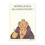 Inkognito Postkarte Kunst und Humor von Loriot - Motiv: 