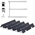 QuliMetal Grill Parts for Weber Spirit II 300 Series, Grill Burner and Flavorizer Bars for Weber Spirit E-310, E-320, E-330, Grill Parts for Weber Spirit 300, Weber 7636 69787