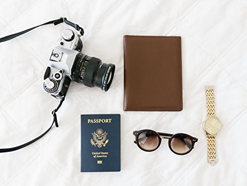 Karandu Double 4X6 Portrait Leather Picture Frame - Cognac #TOP3