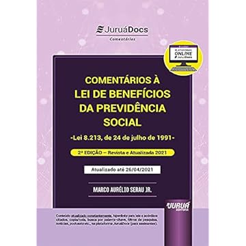 Capa do livro Comentários à Lei de Benefícios da Previdência Social - Lei 8.213, de 24 de julho de 1991