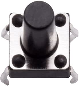 Amazon.com: JAMCHE 50pcs Panel PCB On Off Momentary Tactile Tact 4 Pin ...