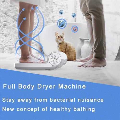 Full Body Dryer, Bathroom Body Dryer, Portable Electric Body Dryer, with Gravity Sensor, Stay Comfortable and Dry After Showering, Bathing Or Swimming,No-Weighing-Scale