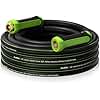 RAINPOINT Garden Hose 25ft x 5/8", Water Hose Heavy Duty, Flexible, Lightweight Durable Hybrid Hose with Swivel Handle for Yard, Car Wash, Pets, No Kink, Male to Female Fittings