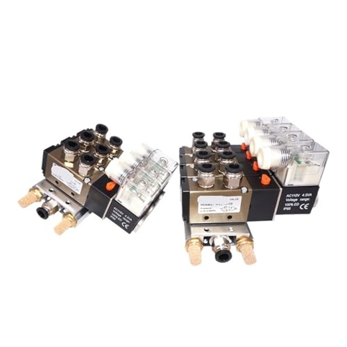 Électrovanne 4V110-06 DC12V pour stopper le bruit et les fuites pneumatiques