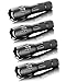 Military Grade 2000 Lumen 5 Mode LED Tactical Flashlight Torch for Hurricane Camping Biking Hiking Home Emergency,4 Pack