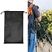 kowaku Tent Pegs Storage Bag with Drawstring for Outdoor Use, 25cmx45cm