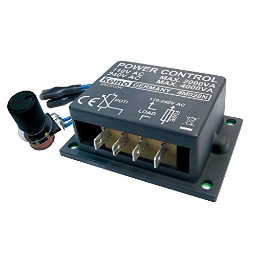 Kemo - Regulador de potencia (110-240 V/CA, 4000 VA)