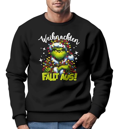 Sweat-shirt de Noël homme Grinch idéal pour la soirée pulls moches