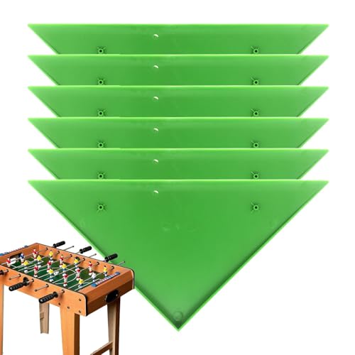 Zunishaone Protection d'angle de table de football - Pour machines de football - Garde d'angle - Triangle Edge Guard Football Game, 6 housses de rechange de sécurité - Convient à la plupart des