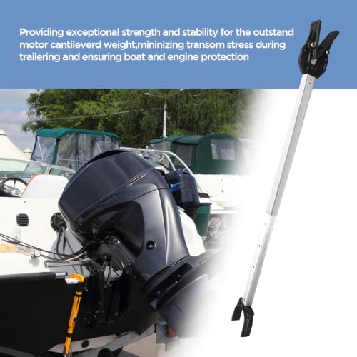 Image of Boat Transom Saver Adjustable Shock Absorbing Boat Transom Saver with Composite Head Ideal for Holds Engine, Roller and Trailer Mounts