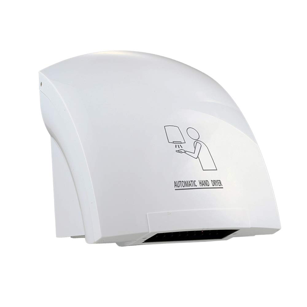 Bath Guru Hand Dryer Automatic | Acrylonitrile Butadiene Styrene Automatic Infrared Sensor | High Jet Speed & Energy Efficient | Fast Dry Hand Dryer (White)