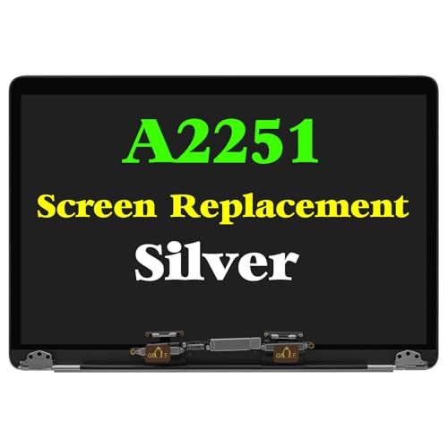Image of Replacement for MacBook Pro A2251 Retina 13.3 inch LCD Screen Display Assembly EMC 3435 (Silver)