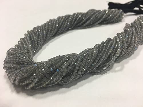 Labradorite facettée 2mm LKBEADS pour créer vos bracelets fins d'été fait main