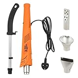 Electric Weed Killer Burner Moss Killer Remover Tool Thermal Weeding Stick 2000w Upto 600 Degree Electric Lighter BBQ Starter for Cleaning Driveway Patio Outdoor Gardening DIY Kit with 3 Nozzles