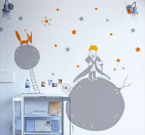 Amazon 星の王子様 Le Petit Prince ウォールステッカー 転写式 ウォールステッカー オンライン通販