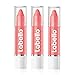 Produktbild Labello Lips2Kiss Coral Crush im 3er Pack (3 x 3g), Lippenpflegestift mit intensiver Farbe, feuchtigkeitsspendende Lippenpflege, korallrot