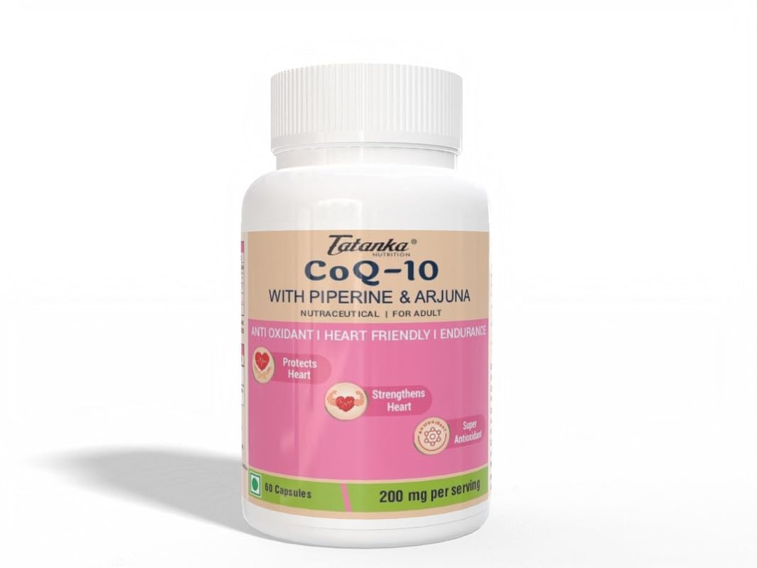 Coq10 With Piperine and Arjuna Chall Ext Veg Supplement Capsules (60 Capsules)-image-11