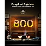 NexiGo PJ40 Ultra Outdoor Netflix Projector, Officially Licensed Netflix/YouTube/Prime Video, 800 ANSI Lumen, AI Image Enhancement, Native 1080p, 20W Speaker, 4K Support Video Projector, Auto Keystone - Image 4