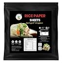 Nourcery Rice Paper Sheets 400g | Gluten-Free Spring Roll Wrappers, 22cm | for Fresh Rolls, Fried Wraps, Dumplings & Vietnamese Dishes gallery image