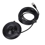 Plyisty Magnetische Antennenhalterung mit 13 Fuß RG58-Koaxialkabel, PL-259-Anschluss, Robuster 4-Zoll-Dachmagnet für CB-Ham-GMRS-Funkgeräte