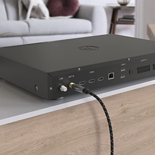 Hama Antennenkabel, 1,5m, 120 dB, Koax Stecker - Kupplung, HD TV, 8K – Ansicht 6