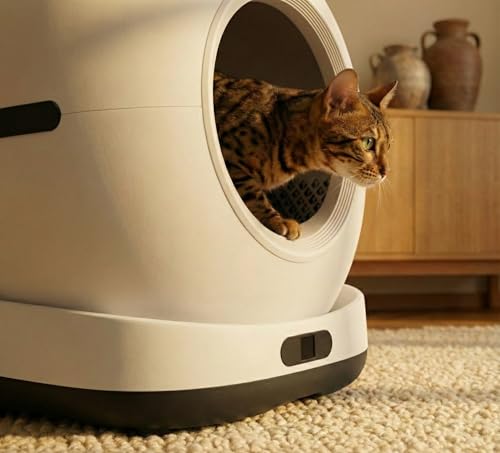 Zedar-K1200-Automatisches-Katzenklo--Selbstreinigende-Katzentoilette-mit-App--Inkl-Katzenklo-Matte-3-Rollen-Muellbeutel--82-L-XXL - sparfuchs24.io – Top Angebote, Tests & Preisvergleiche