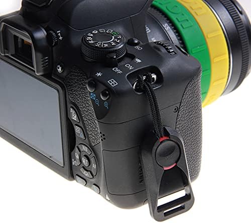 DXiongW 2 Pieces Camera Strap Rapid Connectors with Base Quick Release Buckle Kit Shoulder Neck Strap Clip Adapter for SDLR Cameras Binoculars Adapter