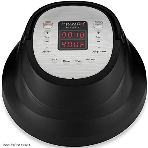 Instant Pot Air Fryer Deckel 6 in 1, ohne Druckkochen, Funktion, 6 Qt, 1500 W