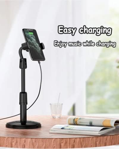 GAOHAN Phone Stand,Adjustable Angle Height Phone Stand for Desk ,Portable Retractable Lazy cell phone stand,Compatible with All Mobile Phones
