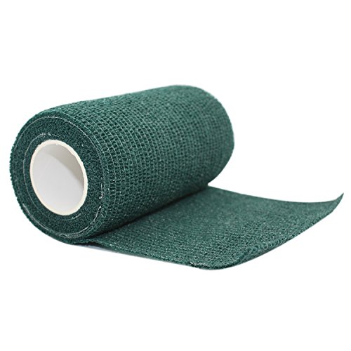 Comomed self-adhesive bandage/plaster roll, wrist bandage, for dogs/animals - elastic, dark green, 7.5 cm x 4.5 m.… - Afbeelding 4