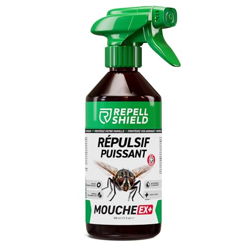 RepellShield Spray Anti-Mouche Intérieur - répulsif mouche naturel