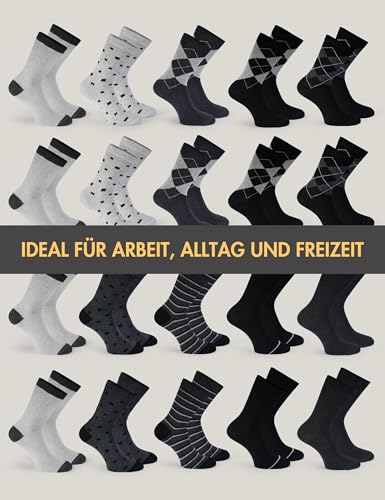 atmungsaktiv und feuchtigkeitsableitend - Detailansicht von Basic Treasure 20 Paar Socken Deal – Dealfoxx.de