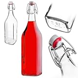 Erhältlich in verschiedenen Größen: Die Likörflasche ist in mehreren Größen erhältlich – 250 ml, 500 ml und 1000 ml – sodass sie sich perfekt für unterschiedliche Anwendungen eignet.