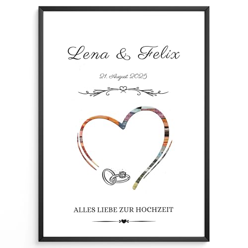 Personalisiertes Geldgeschenk zur Hochzeit | Geschenk für das Brautpaar |...