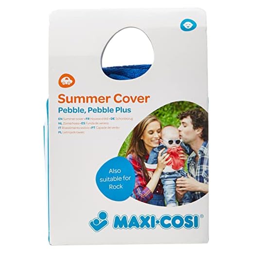 Maxi-Cosi 8737807110 sommaröverdrag/skyddsöverdrag för babyskål Maxi-Cosi Rock och Maxi-Cosi Pebble Plus, Blue (blå)