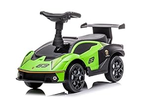 Image of Best Ride On Cars Lamborghini Essenza SCV12 Push Car, Green, Large