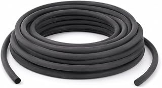 6mm Round Solid Foam Rubber Rod 3M Long Seal Strip Flexible Foam Bar for DIY Gaskets Handcrafts