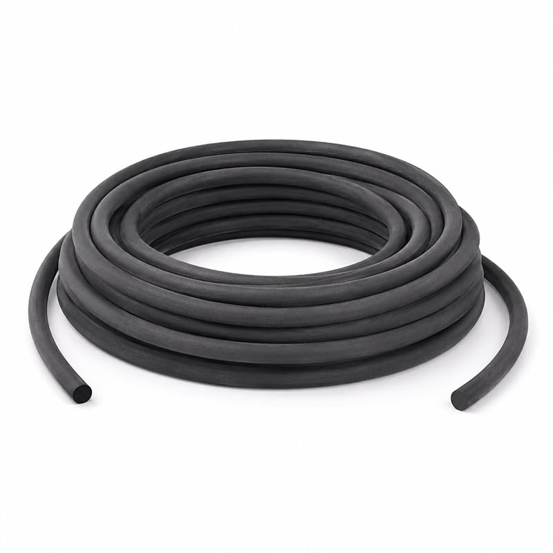 (8mm-3m) Foam Weather Seal Strip 3M Round Rubber Tube