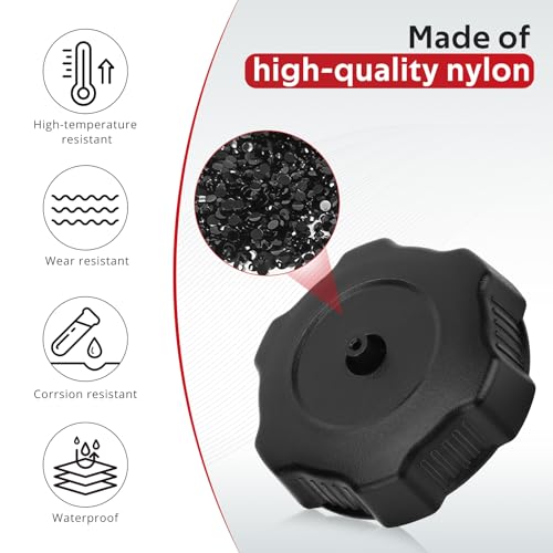 Image of JAVIK Gas Cap Fuel Cap for Yamaha Big Bear 400 350 250 Grizzly 660 600 450 400 350 Warrior Wolverine Blaster Kodiak Banshee OEM# 1UY-24610-00-00 5KM-24610-00-00 5MV-24610-00-00