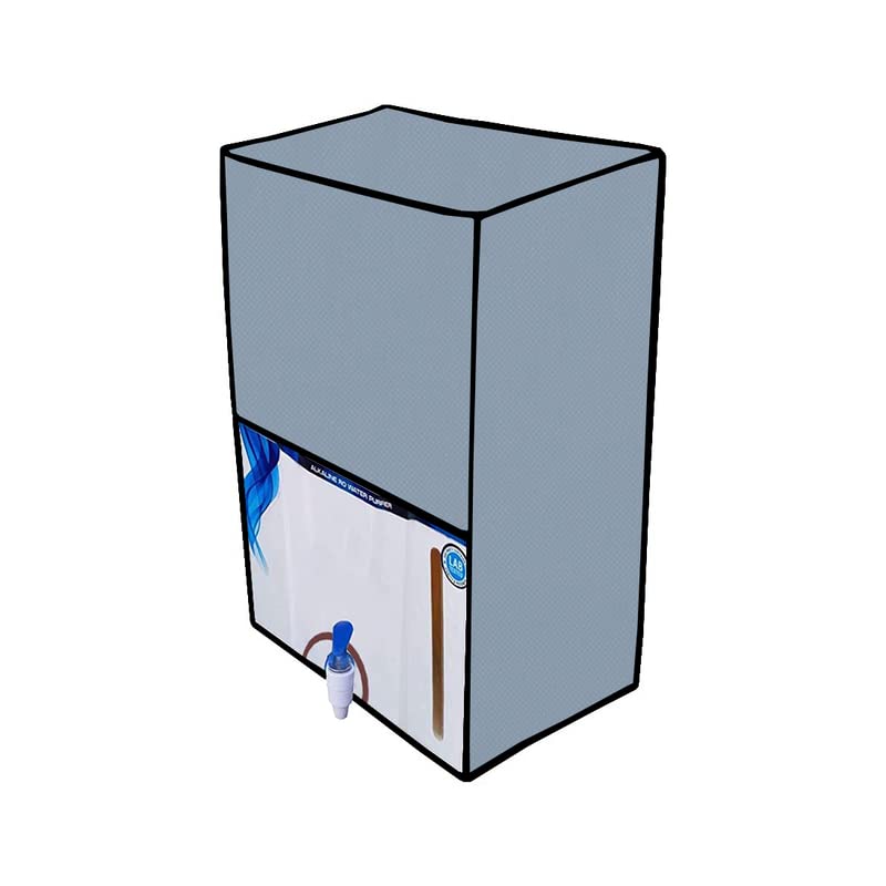 waterproof and dustproof Printed Water Purifier cover for Kent Ace Mineral 7-Litre 60-Watt RO+UV+UF (Solid Grey)