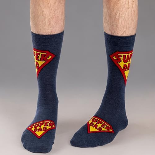 Good Luck Sock Men's Super Dad & Father's Day Socks, Big & Tall, Shoe Size 13-17 - 3