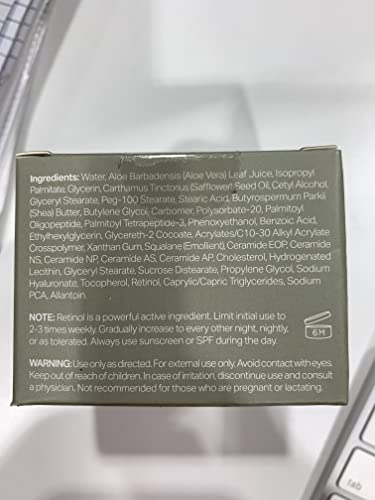 Hydronova By Dr. Vonda Triple-Action Lifting Cream With 0.1% Retinol, Peptides, Ceramides | 1.7 Fl Oz | Skin-Firming Wrinkle Formula For Women | Smooth, Plump, Younger-Looking Skin | Pm Moisturizer #TOP6