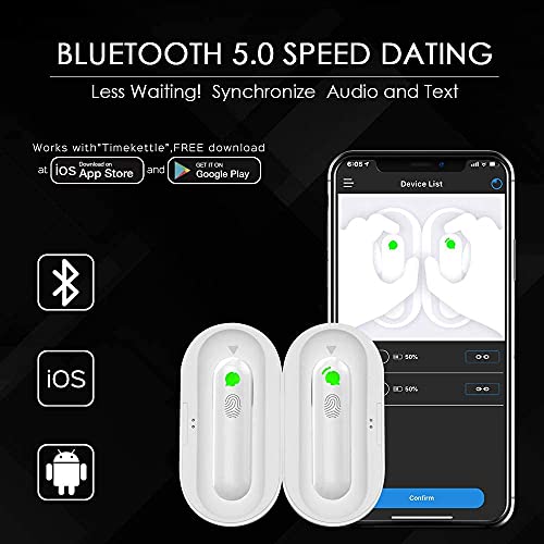 Timekettle WT2 Plus Language Translator - Supports 40 Languages & 93 Accents, Voice Translator Earbuds, Wireless… - Image 6