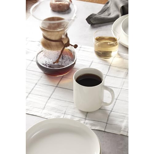 Image of Oneida 895950 24 Seven White Mugs, Back To College, Dorm Essentials, White, Set Of 4