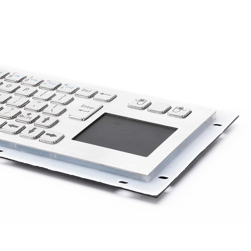 Teclado y mouse de acero inoxidable: máxima resistencia IP65 y conexión USB 4