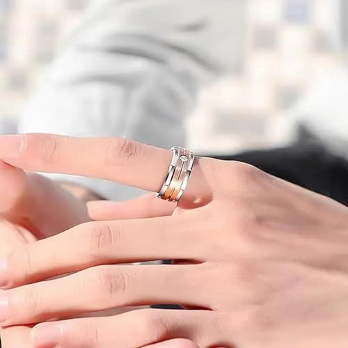 Bagues pour hommes d'une finition joaillerie minimaliste